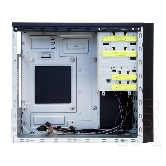 Chieftec HT-01B Elox (mini torony, micro-ATX, fekete)
