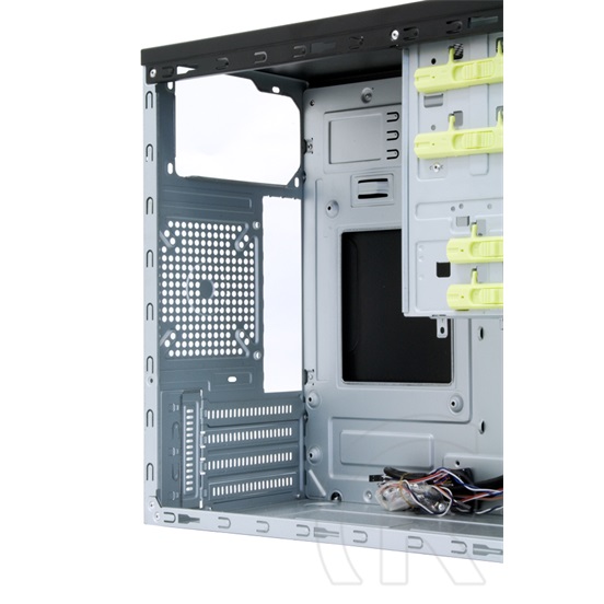 Chieftec HT-01B Elox (mini torony, micro-ATX, fekete)