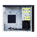 Chieftec HT-01B Elox (mini torony, micro-ATX, fekete)
