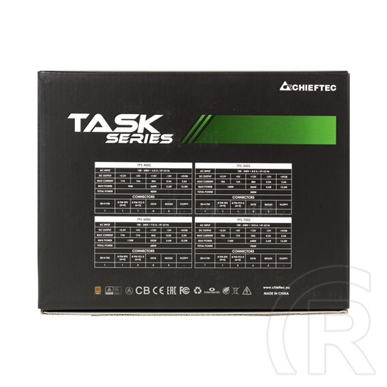 Chieftec Task tápegység (500 W, 80+ Bronze, ATX)
