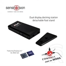 Club3D CSV-3242HD USB Gen1 dupla kijelzős dokkoló (HDMI, DVI-I, 4×USB2.0, 2×USB Gen1 Type-A, USB Type-B bemenet, RJ45 Gi