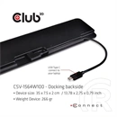 Club3D USB Type-C dokkoló (3× USB-C 3.2 Gen1, 4× USB-A, HDMI, DisplayPort, VGA, microSD/SD, Gigabit LAN, 3,5 mm jack, PD