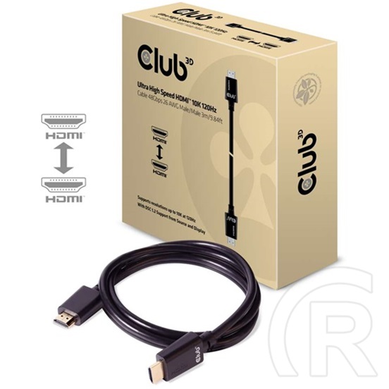 Club3D Ultra High Speed HDMI kábel (4K 120Hz, 48Gbit, 3m)