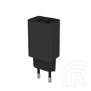 ColorWay AC USB töltő CW-CHS015-BK (2x USB, Auto-ID, 5V/2,1A max, 10W, fekete)