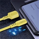 ColorWay CW-CBUC043-Y USB–Type-C töltő- és adatkábel (1 m, 2,4 A, sárga)