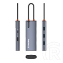 ColorWay CW-HUB01 USB-C 5 az 1-ben dokkoló (HDMI 4K 30Hz, USB-C PD 100W, 3x USB A 3.0, sötétszürke)