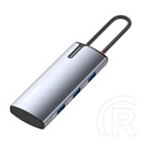 ColorWay CW-HUB01 USB-C 5 az 1-ben dokkoló (HDMI 4K 30Hz, USB-C PD 100W, 3x USB A 3.0, sötétszürke)