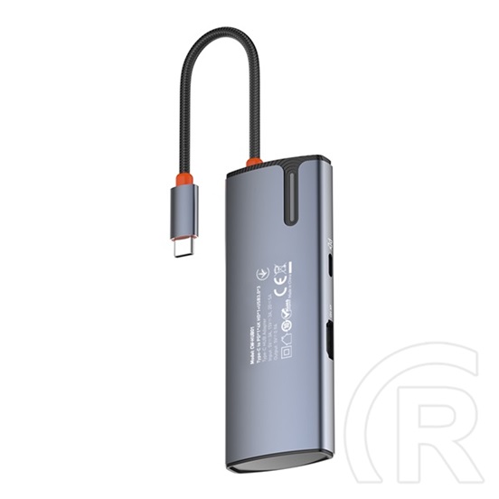 ColorWay CW-HUB01 USB-C 5 az 1-ben dokkoló (HDMI 4K 30Hz, USB-C PD 100W, 3x USB A 3.0, sötétszürke)