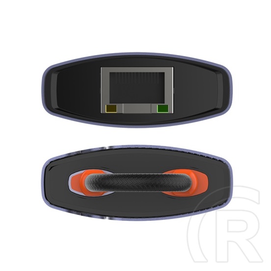 ColorWay CW-HUB03 USB-C dokkoló 6 az 1-ben (USB-C PD 100W, 3x USB 3.0, 1x USB 2.0, RJ45 Gigabit, sötétszürke)