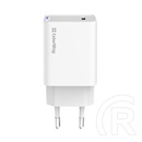 ColorWay GaN Mini AC töltő (45W, PD, PPS, 1x USB-C, fehér)