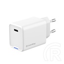 ColorWay GaN Mini AC töltő (45W, PD, PPS, 1x USB-C, fehér)