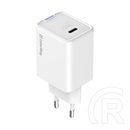 ColorWay GaN Mini AC töltő (45W, PD, PPS, 1x USB-C, fehér)
