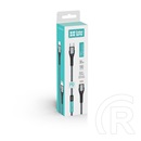 ColorWay USB adat- és töltőkábel (C dugó / Lightning, PD 30W, 1 m, szürke)