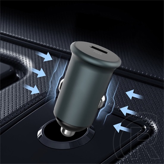 ColorWay autós töltő CW-CHA028PD-GR (1x USB-C PD 20W, 3A, bemenet 12-24V, szürke)