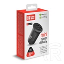 ColorWay autós töltő CW-CHA029PD-GR (2x USB, Type-C PD20W + USB QC3.0, 38W, szürke)