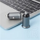 ColorWay autós töltő CW-CHA029PD-GR (2x USB, Type-C PD20W + USB QC3.0, 38W, szürke)