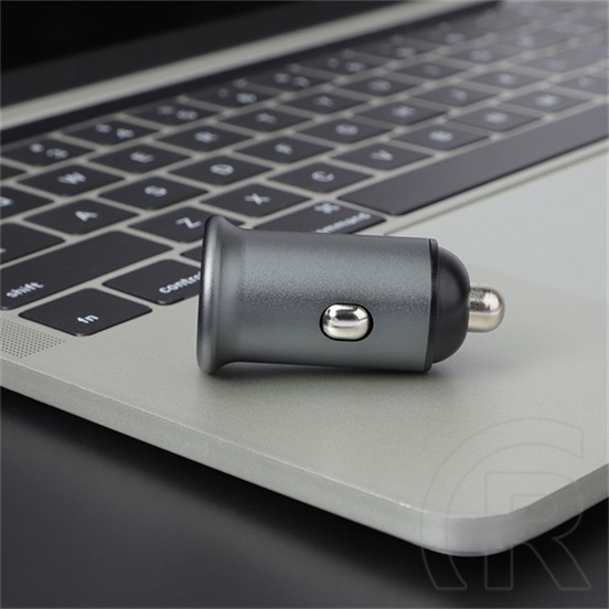 ColorWay autós töltő CW-CHA029PD-GR (2x USB, Type-C PD20W + USB QC3.0, 38W, szürke)
