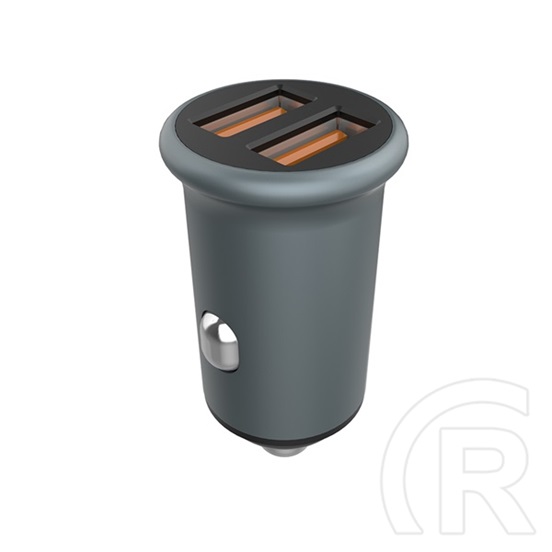 ColorWay autós töltő CW-CHA036Q-GR (2xUSB, Quick Charge 3.0, 36W, szürke)