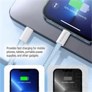 Colorway USB-C adat- és töltőkábel (C dugó / C dugó, PD 60W, 1 m, fonott nejlon, kék)