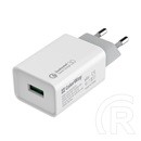 Colorway USB töltő adapter (18W, 1x USB, Quick Charge 3.0, fehér, CW-CHS013Q-WT)