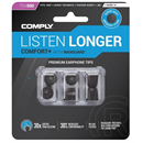 Comply Listen Longer Comfort Plus Tsx-500 memóriahabos fülilleszték S/M/L (fekete)