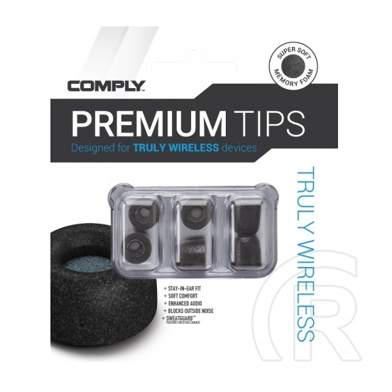 Comply Premium Tips Truly Wireless Pro memóriahab fülilleszték (fekete)
