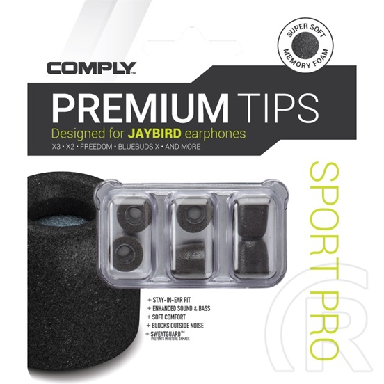 Comply Sport Pro for Jaybird memóriahab fülilleszték M