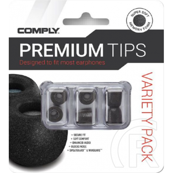 Comply Variety Pack Pro memóriahab univerzális fülilleszték (fekete)