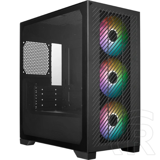 Cooler Master Elite 301 (Mini-ITX, Micro-ATX, 3x 120 mm ARGB, fekete)