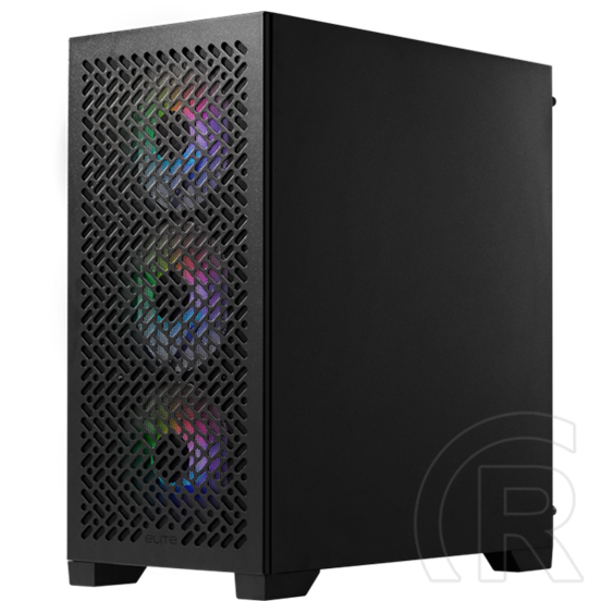 Cooler Master Elite 302 (mini torony, ATX, táp nélkül, fekete)
