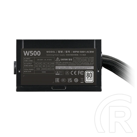 Cooler Master Elite NEX W500 tápegység (500 W, 80+ Standard, ATX, fekete)