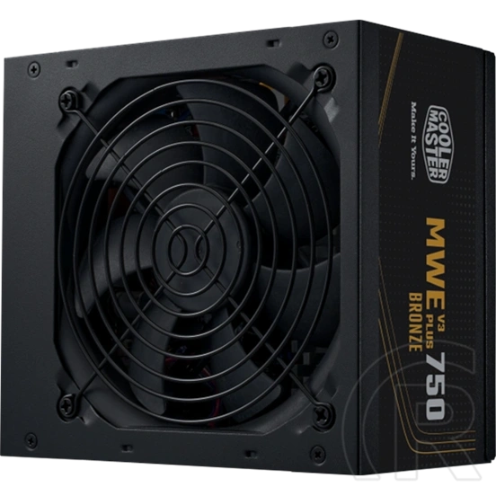 Cooler Master MWE Bronze 750 V3 tápegység (750 W, 80+ Bronze, ATX, fekete)