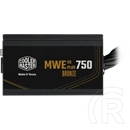 Cooler Master MWE Bronze 750 V3 tápegység (750 W, 80+ Bronze, ATX, fekete)
