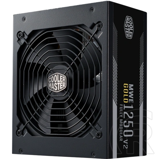 Cooler Master MWE Gold 1250 tápegység (1250W, 80+ Gold, ATX, fekete)