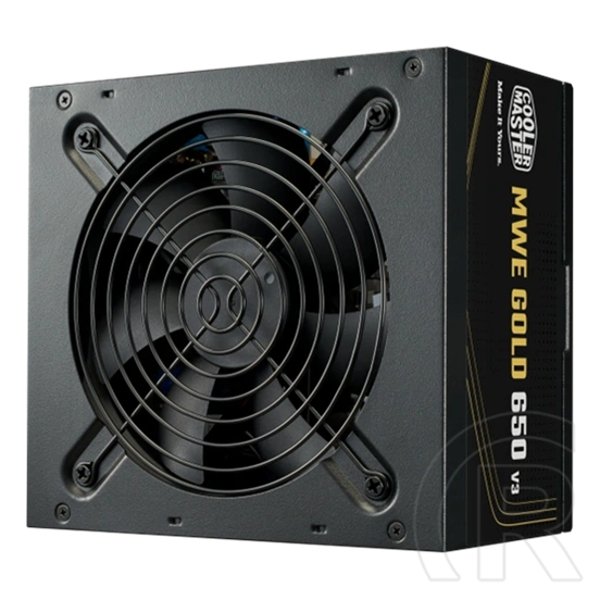 Cooler Master MWE Gold 650 V3 tápegység (650 W, 80+ Gold, ATX, fekete)