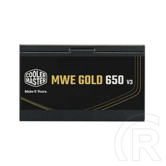 Cooler Master MWE Gold 650 V3 tápegység (650 W, 80+ Gold, ATX, fekete)