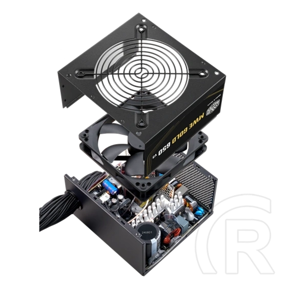 Cooler Master MWE Gold 650 V3 tápegység (650 W, 80+ Gold, ATX, fekete)