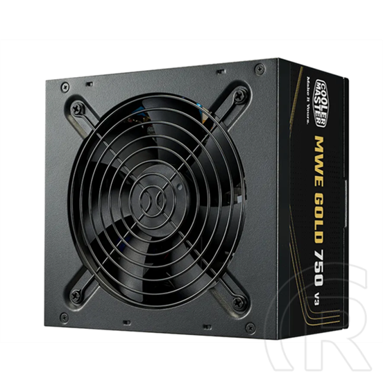 Cooler Master MWE Gold V3 750W tápegység (750 W, 80+ Gold, ATX 3.1, nem moduláris)