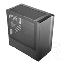 Cooler Master MasterBox NR400 w/o ODD (mini torony, mikro-ATX, ablakos, fekete)