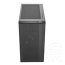 Cooler Master MasterBox NR400 w/o ODD (mini torony, mikro-ATX, ablakos, fekete)