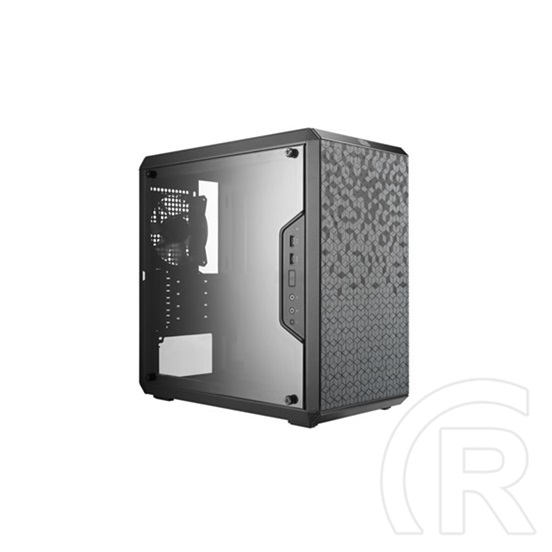 Cooler Master MasterBox Q300L (mini torony, mikro-ATX, ablakos, fekete)