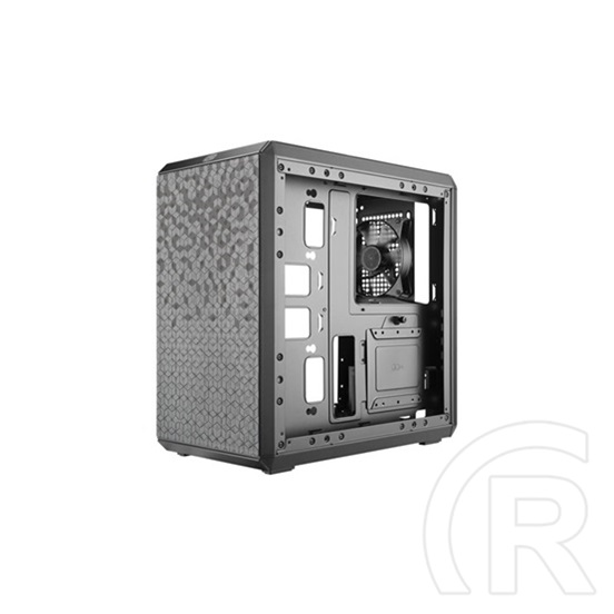 Cooler Master MasterBox Q300L (mini torony, mikro-ATX, ablakos, fekete)