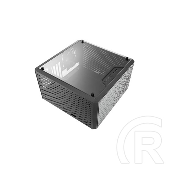 Cooler Master MasterBox Q300L (mini torony, mikro-ATX, ablakos, fekete)