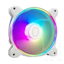 Cooler Master MasterFan MF120 Halo2 ARGB hűtő ventilátor (120 mm, PWM, puskacsapágy, 27 dBA, fehér)