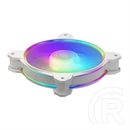 Cooler Master MasterFan MF120 Halo2 ARGB hűtő ventilátor (120 mm, PWM, puskacsapágy, 27 dBA, fehér)
