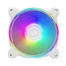 Cooler Master MasterFan MF120 Halo2 ARGB hűtő ventilátor (120 mm, PWM, puskacsapágy, 27 dBA, fehér)