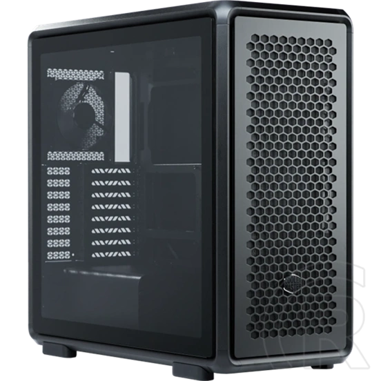 Cooler Master MasterFrame 600 (midi torony, E-ATX, ablakos, fekete)