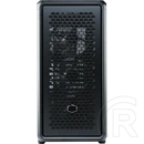 Cooler Master MasterFrame 600 (midi torony, E-ATX, ablakos, fekete)