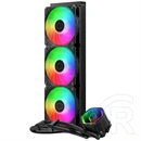 Cooler Master MasterLiquid 360 Core II ARGB vízhűtés (360 mm, 3x120 mm ventilátor, PWM, max 1750 RPM, ventilátor zaj 27,