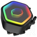 Cooler Master MasterLiquid 360 Core II ARGB vízhűtés (360 mm, 3x120 mm ventilátor, PWM, max 1750 RPM, ventilátor zaj 27,